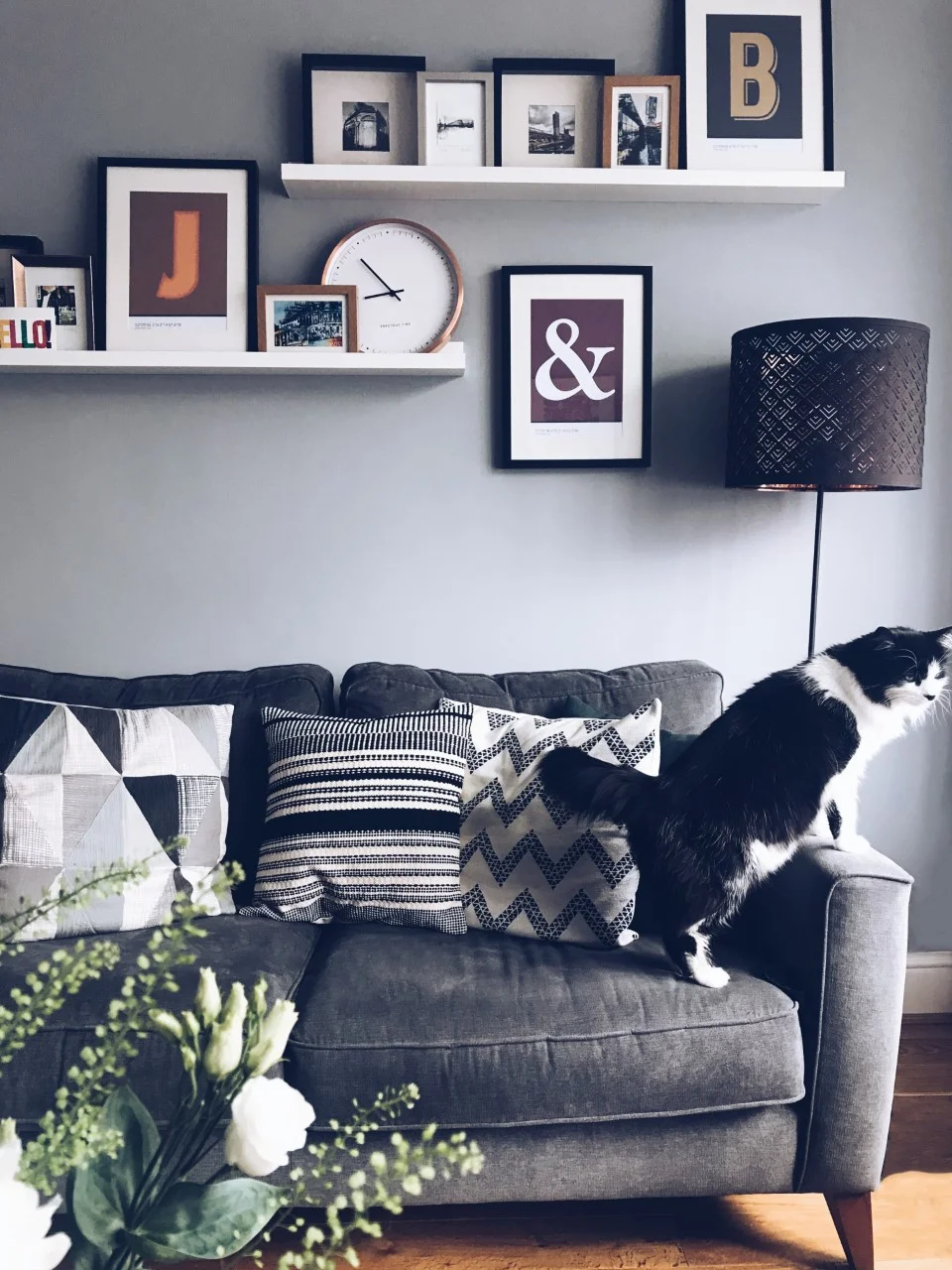 My Gallery Wall in the Living Room.