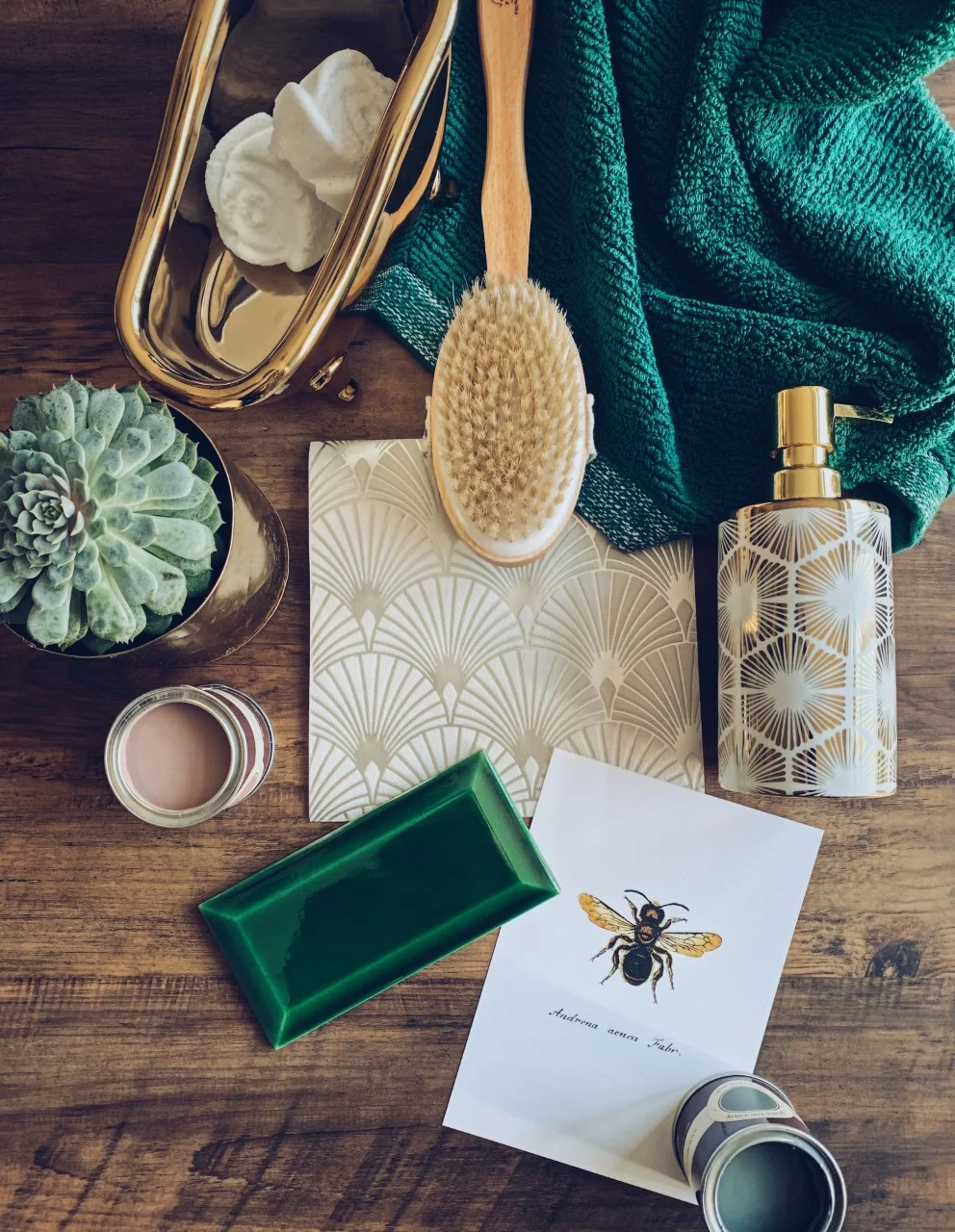 Art Deco Inspired Bathroom Moodboard
