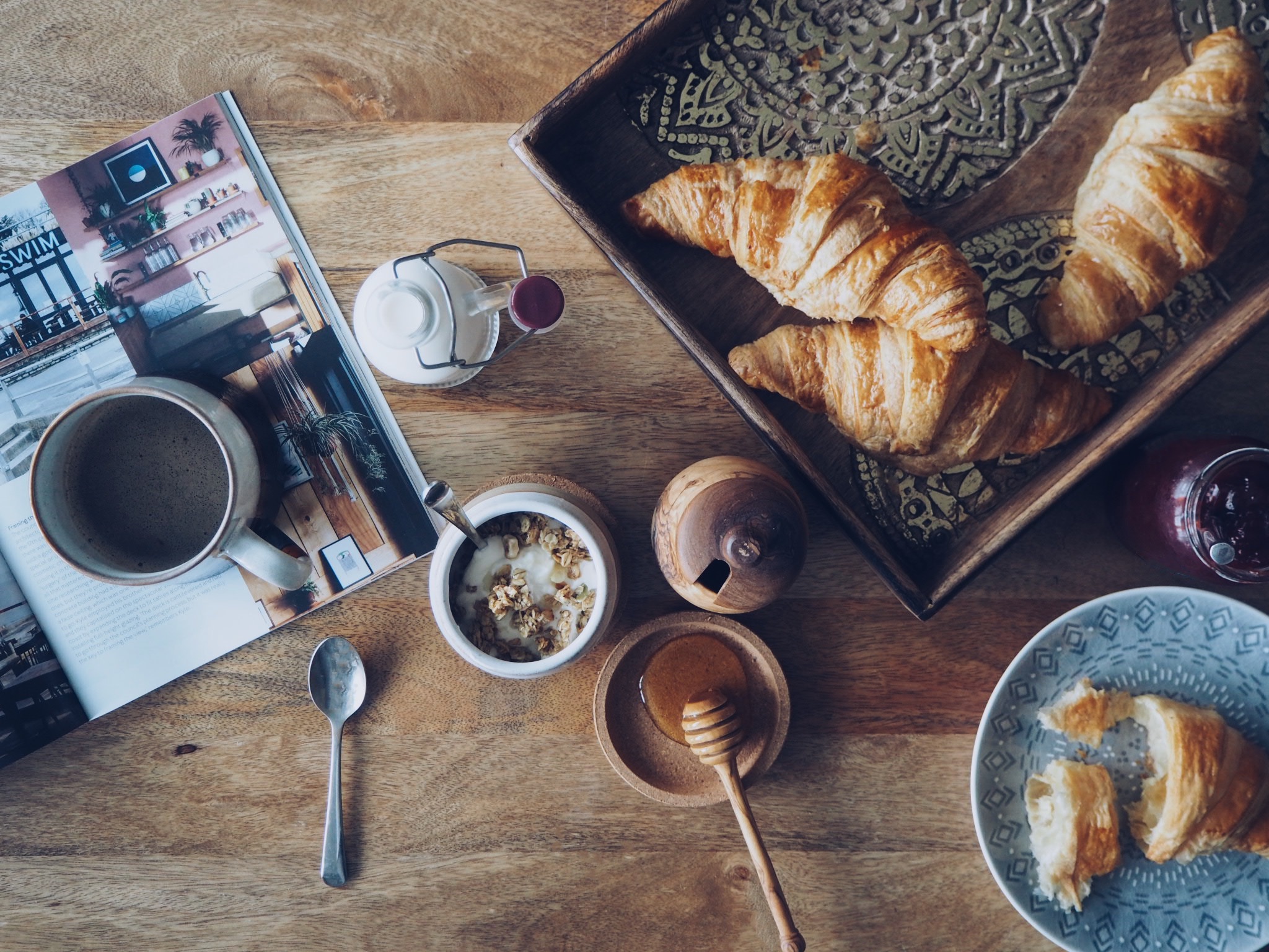 Sunday Morning Breakfast Flatlay