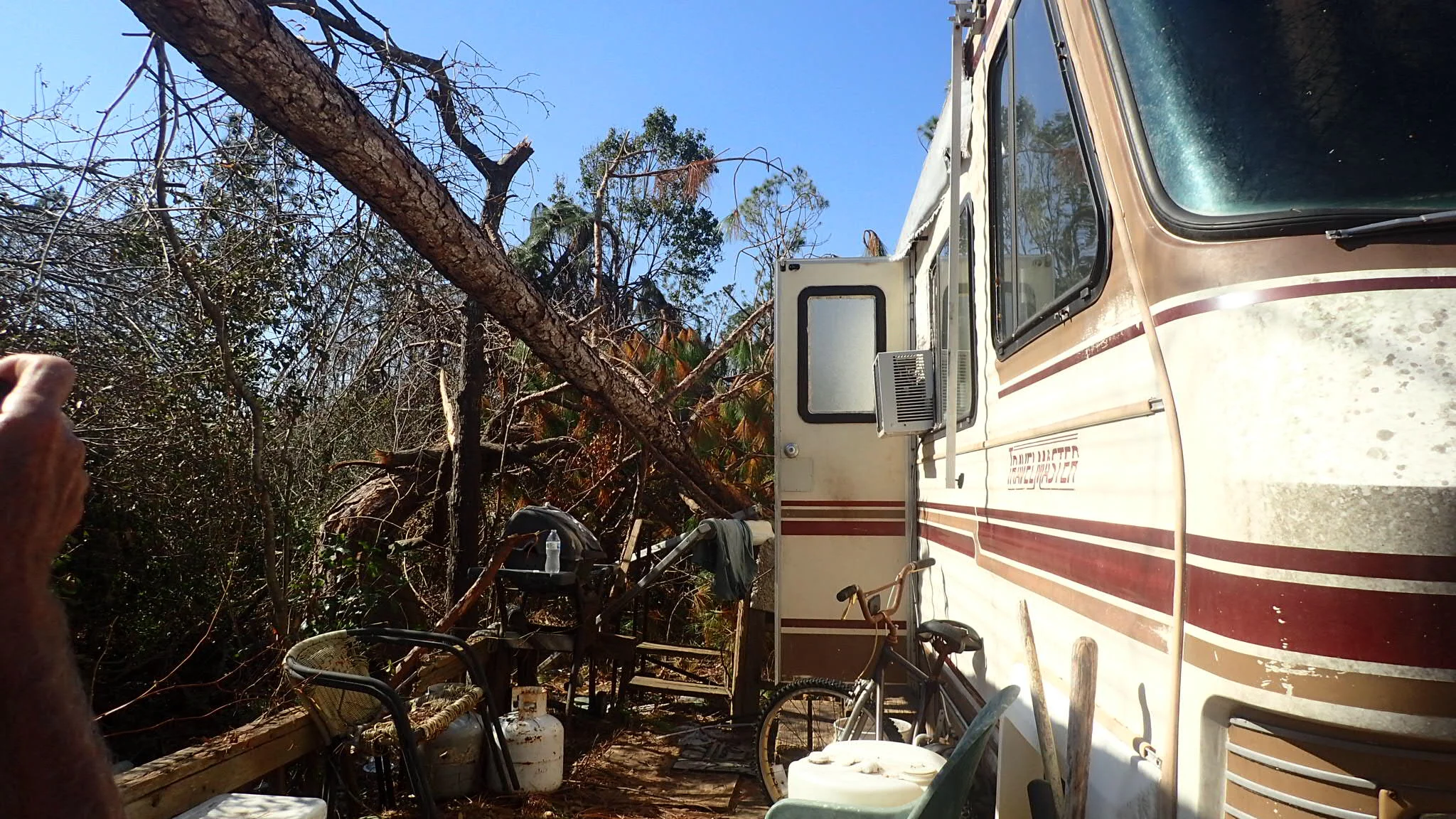 What happens when a monster comes to town?  A look at a some of our supporting congregations during Hurricane Michael's