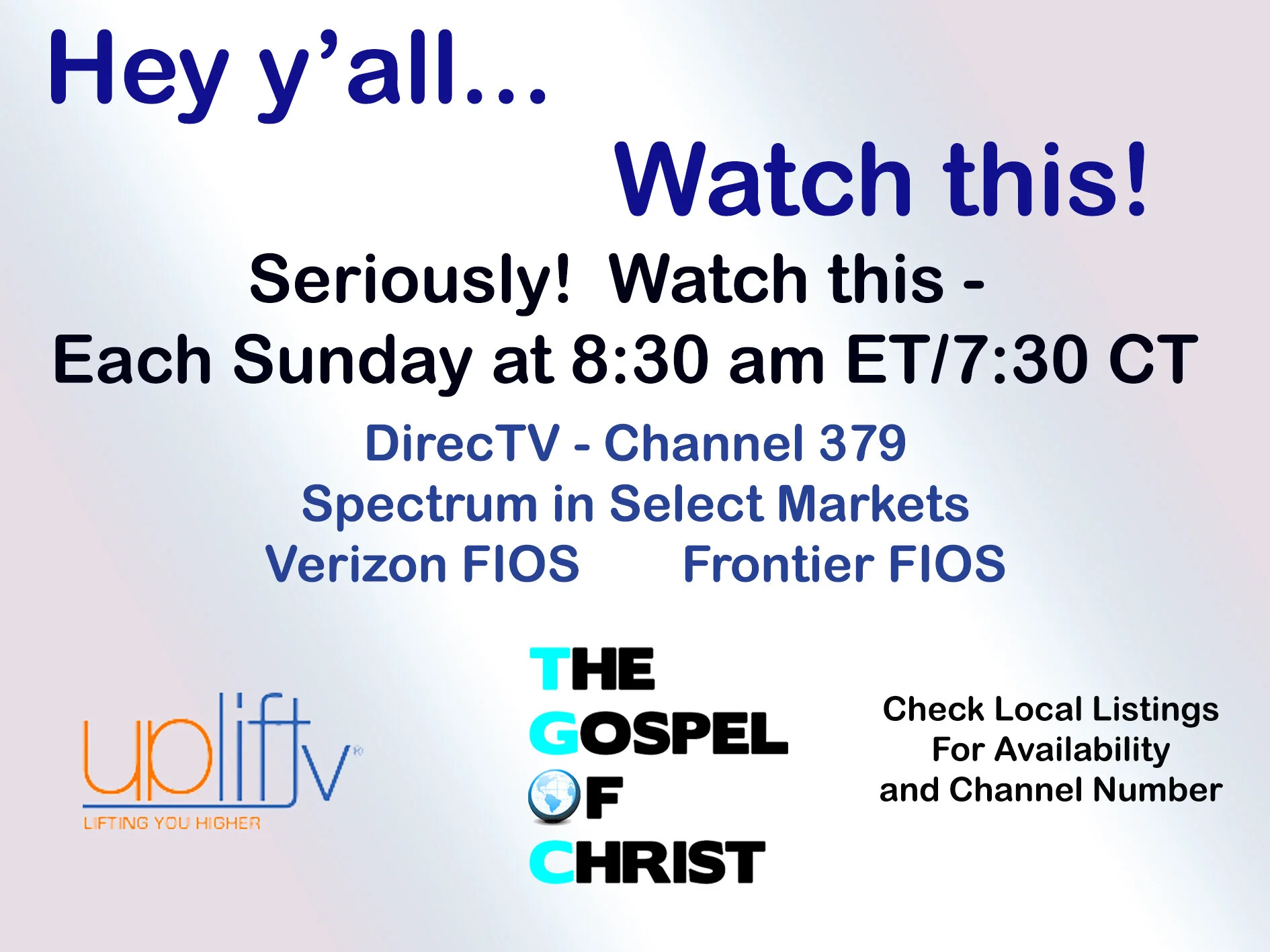 Our Biggest Broadcast Announcement ever!!!