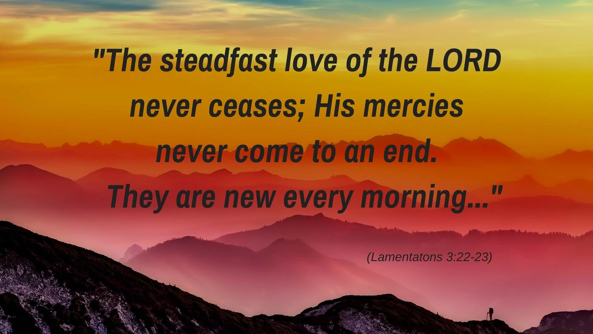 The Steadfast Love of the Lord