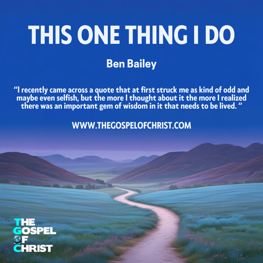 This One Thing I Do - Ben Bailey