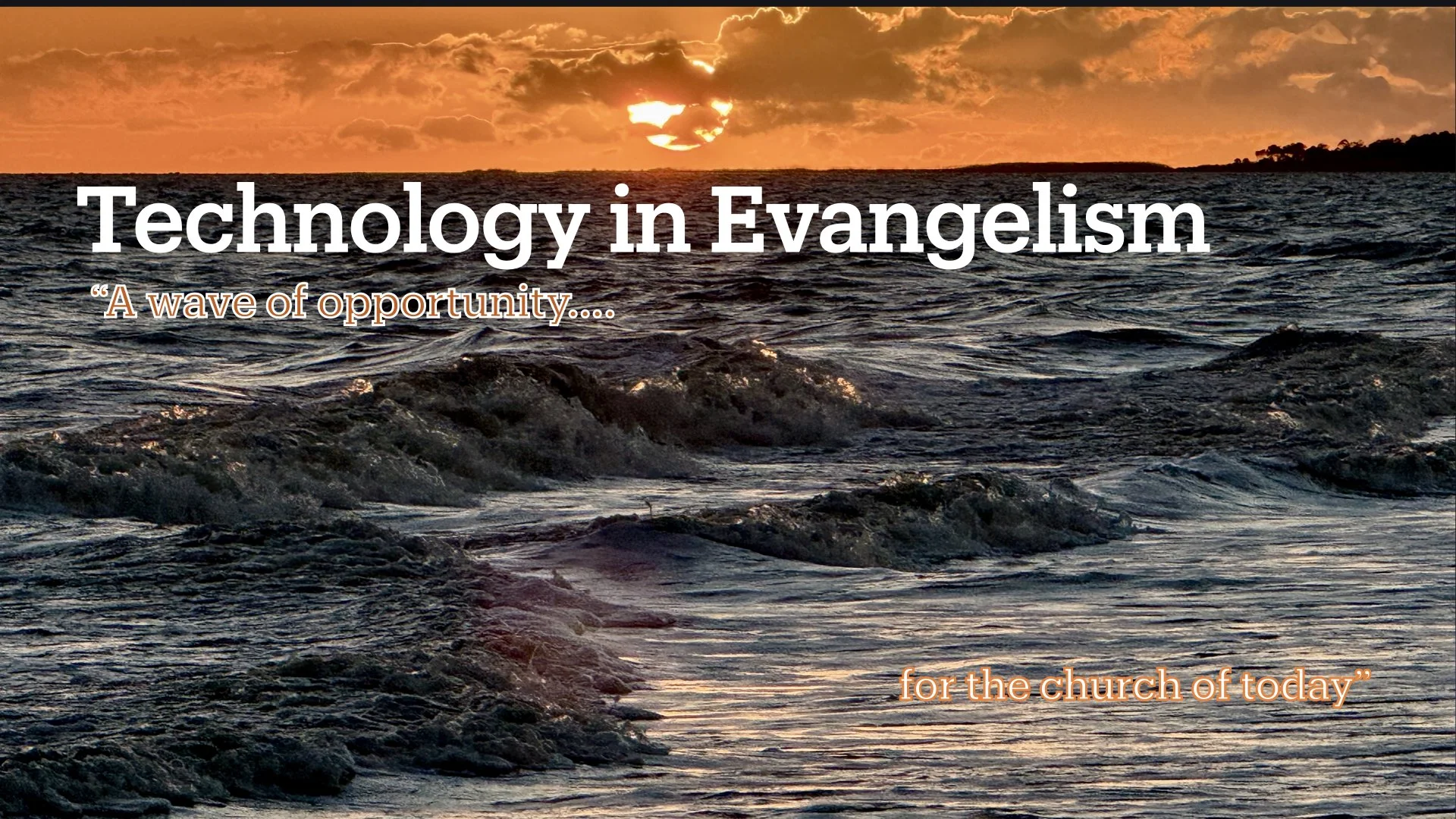 Technology in Evangelism - Joey Ferrell (FSOP Lectureship)