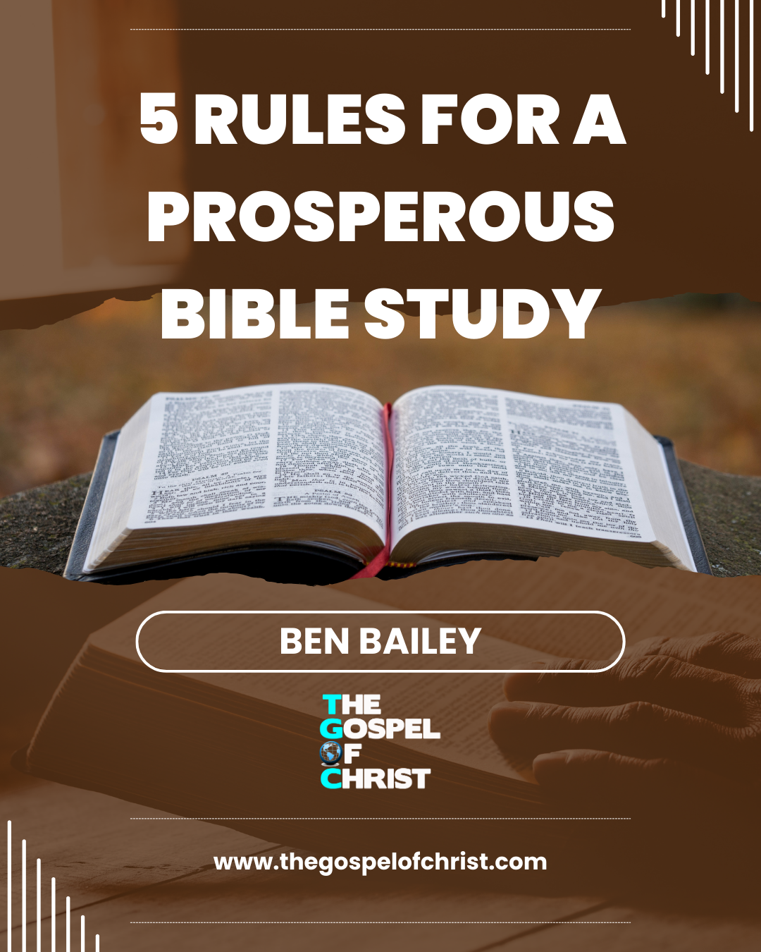 Five Rules For Prosperous Bible Study