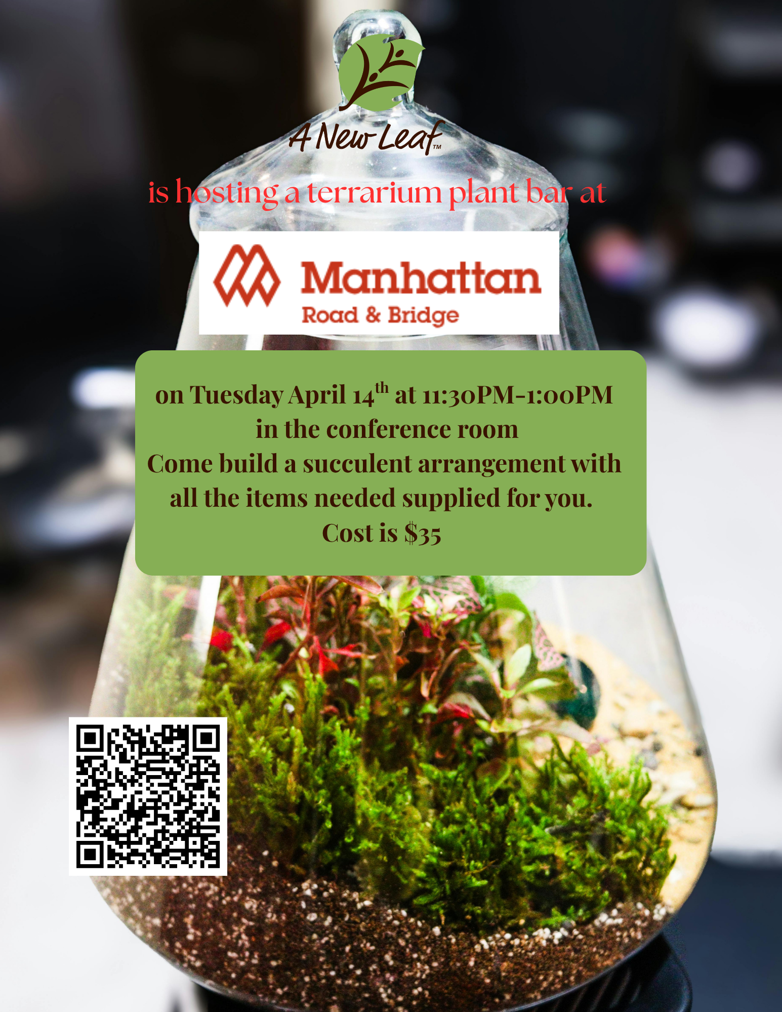 Manhattan Rd & Bridge Plant Bar 2026- Private Event