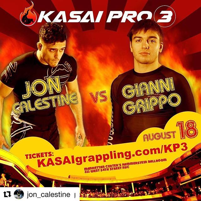 #Repost @jon_calestine with @get_repost
・・・
#Repost @kasaigrappling (@get_repost)
・・・
🔥 Who prevails when these two styles collide on August 18? | Gianni Grippo vs. Jon Calestine, #KASAIPro3 | 🎟: KASAIgrappling.com/KP3 and live on @flograppling 🔥