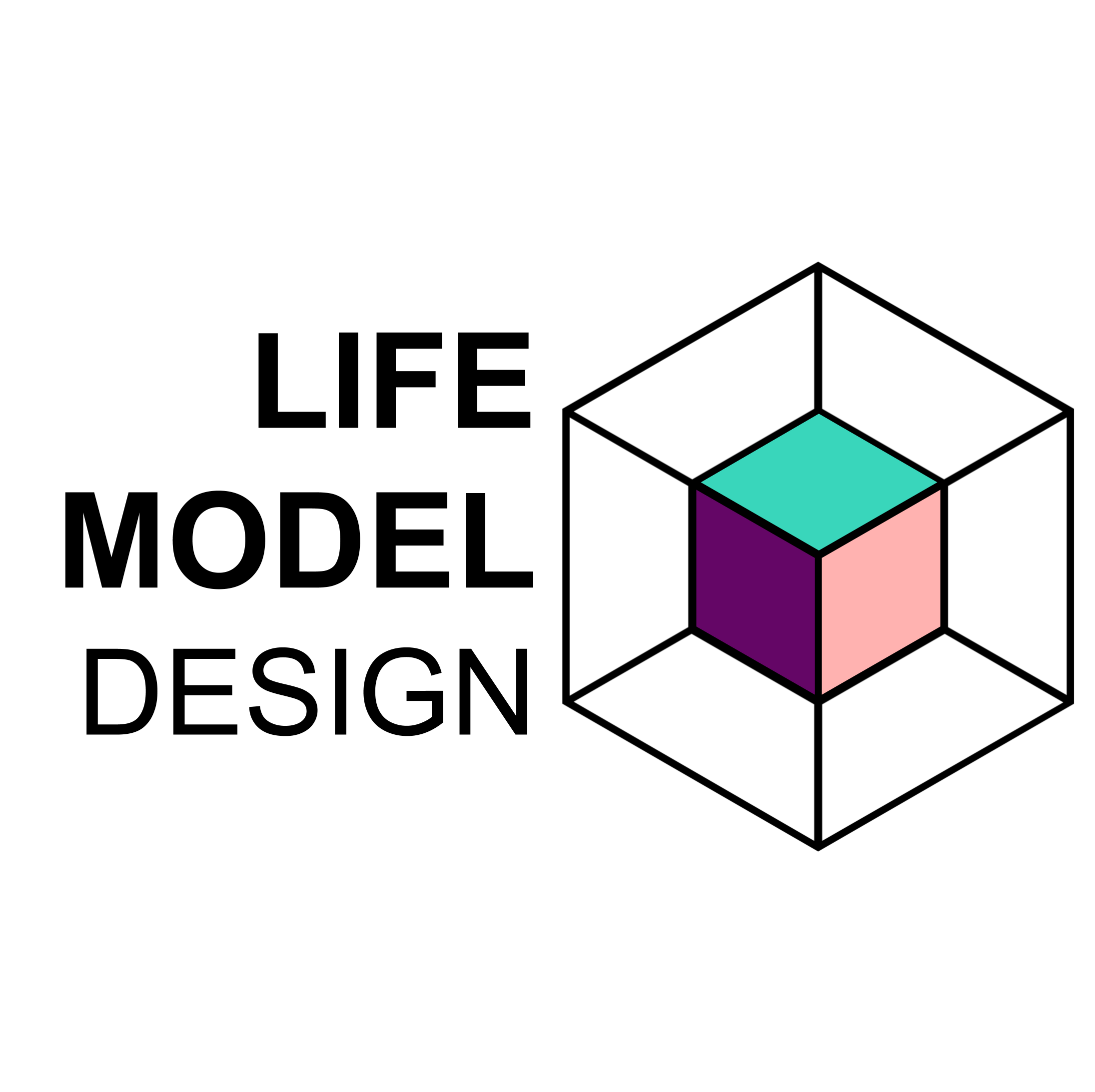 (Version 2) Life Model Design Logo (Black).png