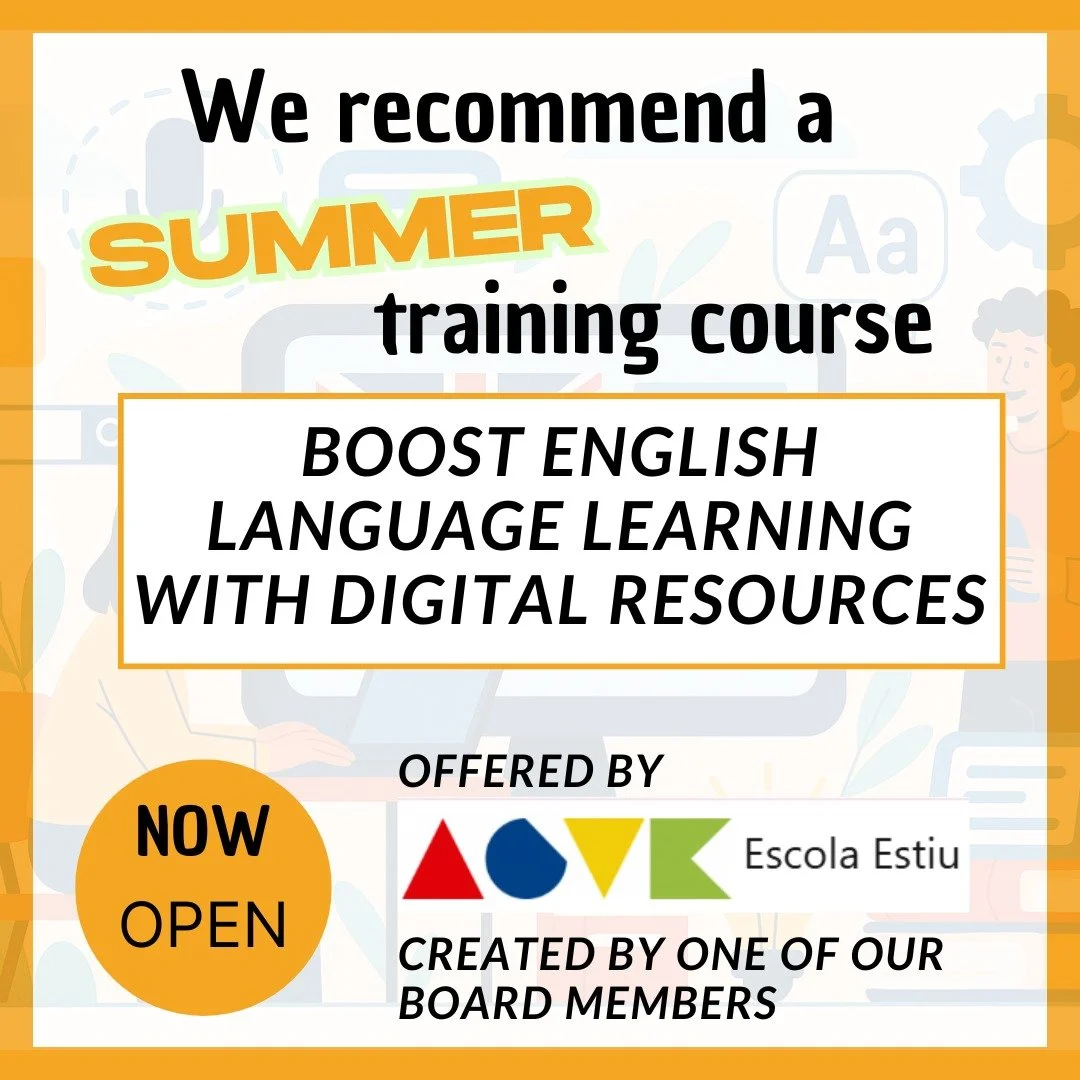 🌞This summer, take your teaching to the next level! We recommend &quot;Boost English Language Learning with Digital Resources&quot; &mdash; a dynamic training course created by one of our board members designed for teachers who want to make their En