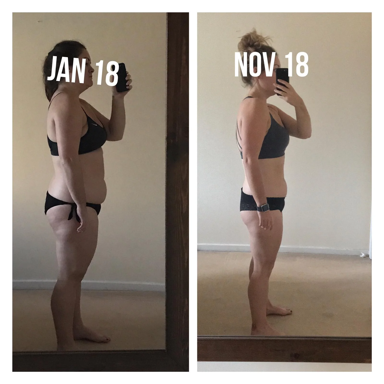 “I actually just shocked myself, I think I’ll be in shock for a little while!” - The moment when Jo finally saw how much her body has changed.