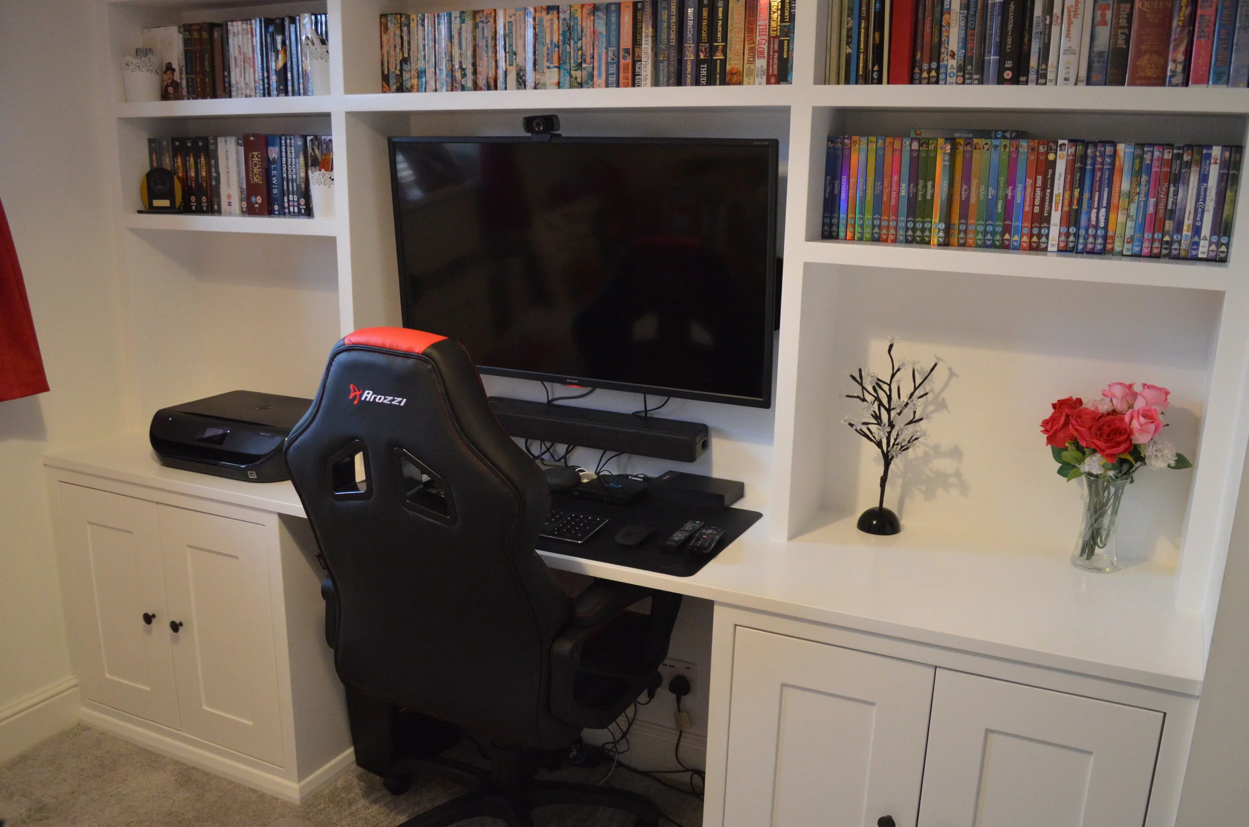 Built-in study with Storage