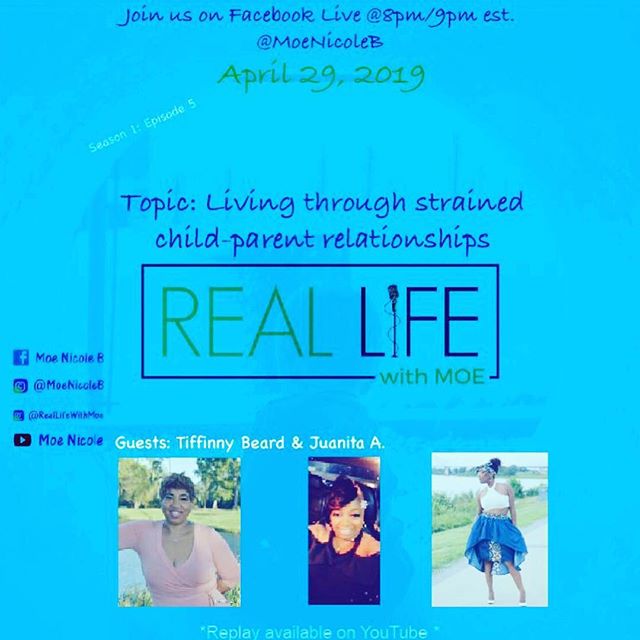 Tonight&rsquo;s episode was so REAL and RAW! So good, that we will be bringing a Pt.2!  Check out tonight&rsquo;s replay on Facebook for the next 24 hours.  Past shows can be found on my YouTube channel! @reallifewithmoe *click link in bio for links*