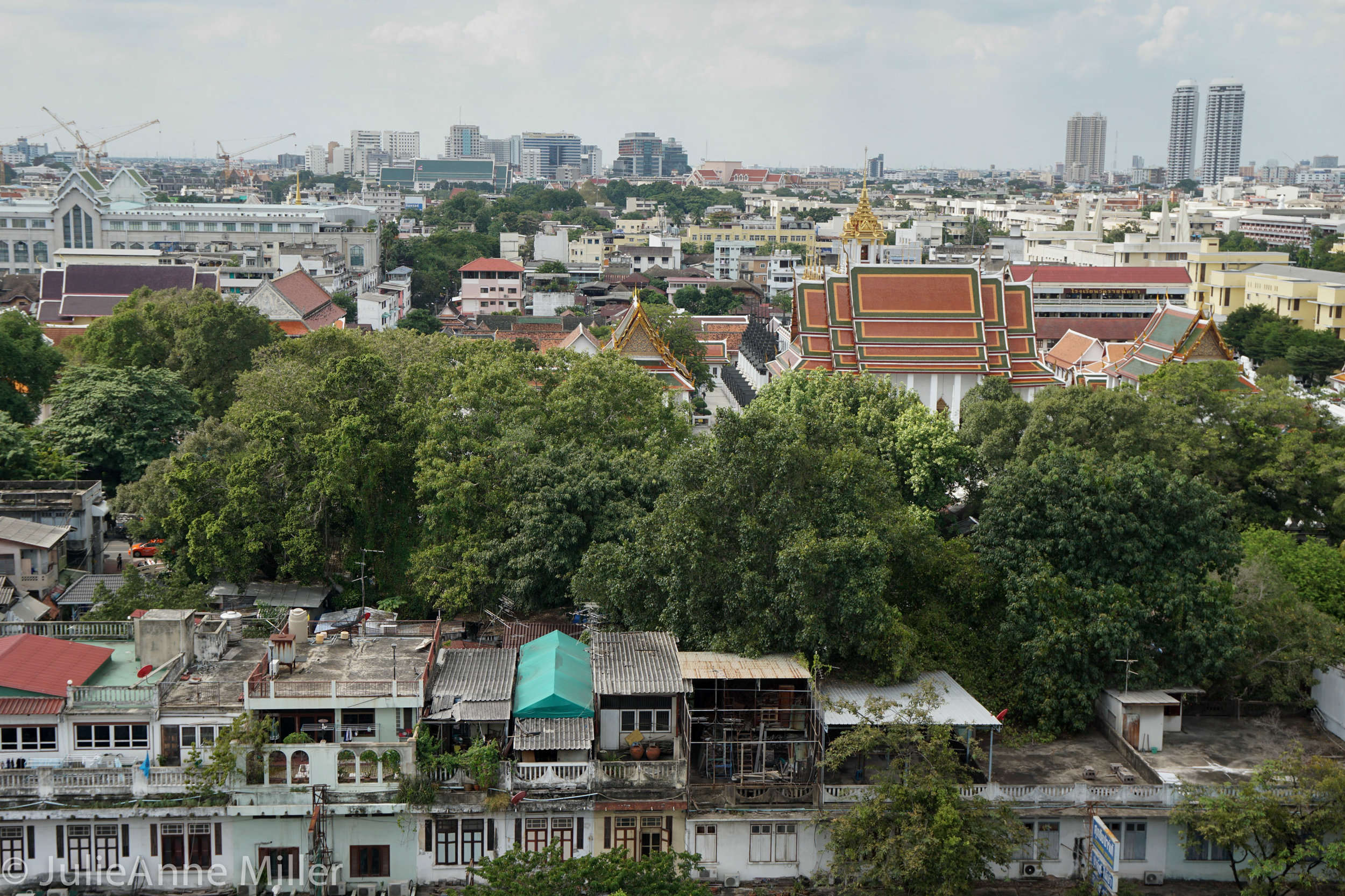 view from Wat Saket