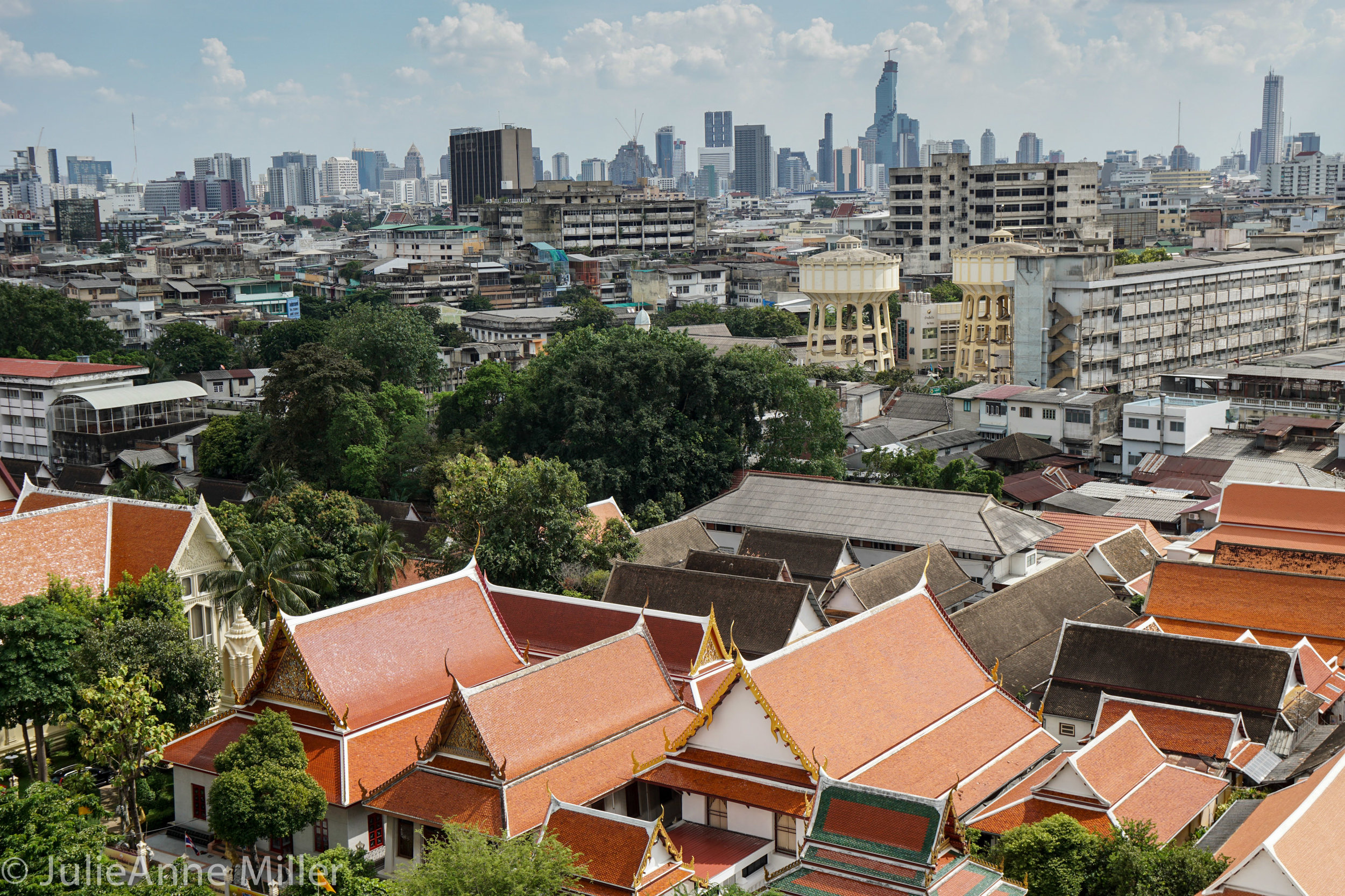 view from Wat Saket