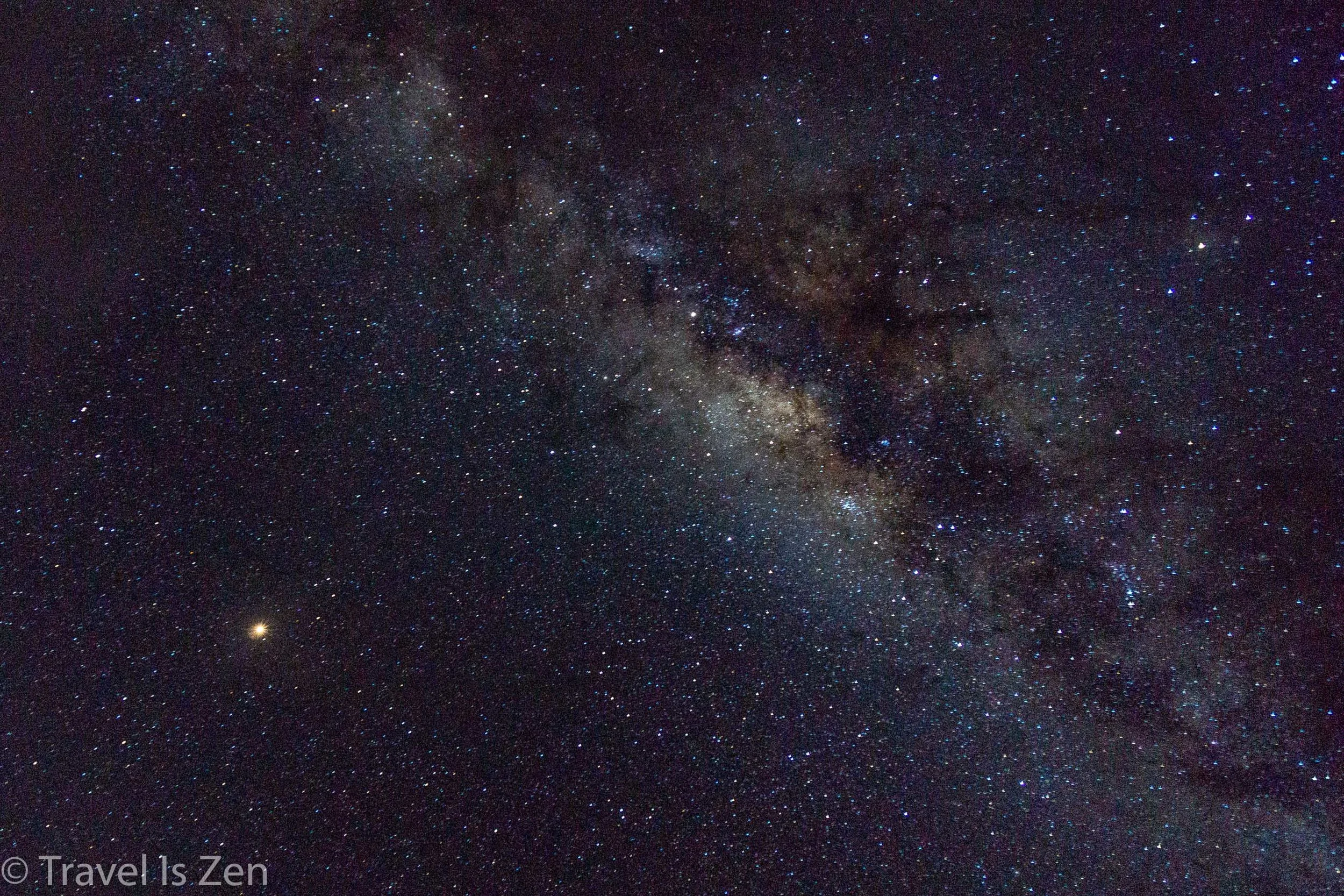 Mars and the Milky Way