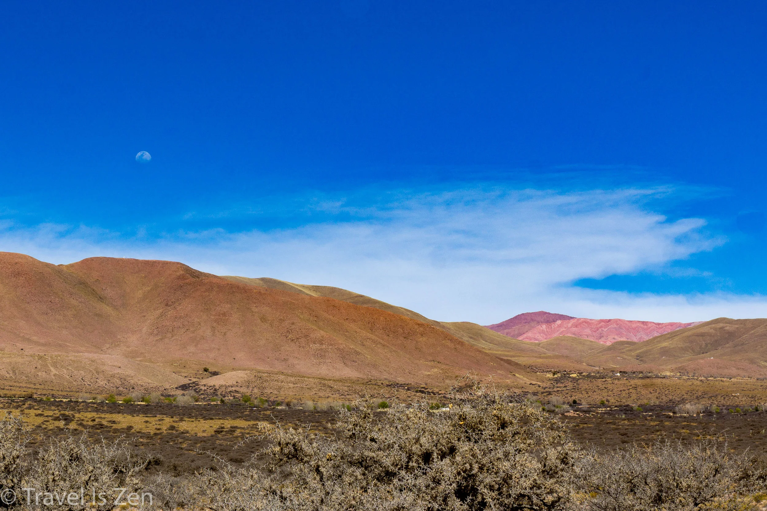 First glimpse of Cerro de Catorce Colores