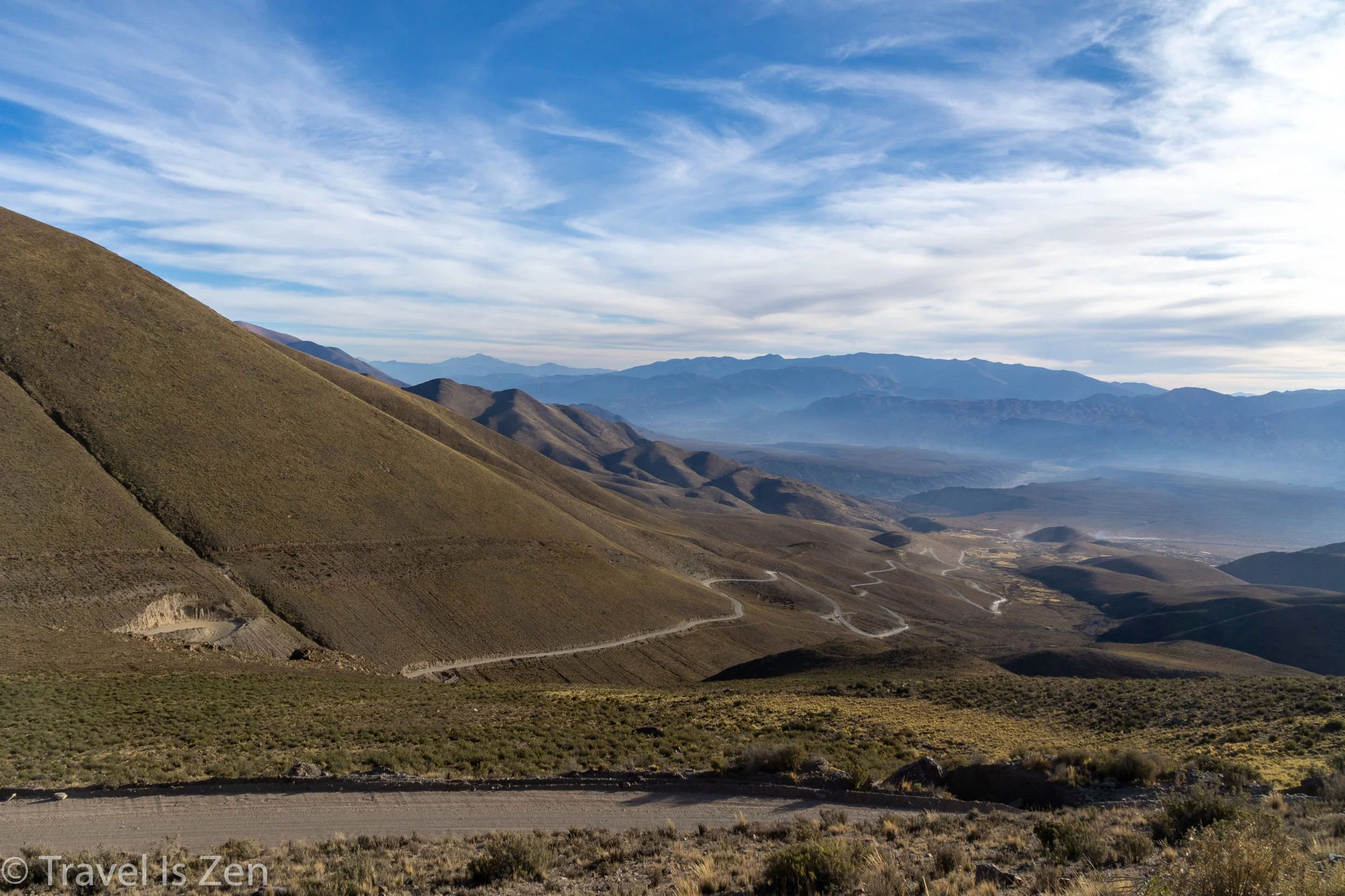 Ascending from the valley to 14,000+ feet