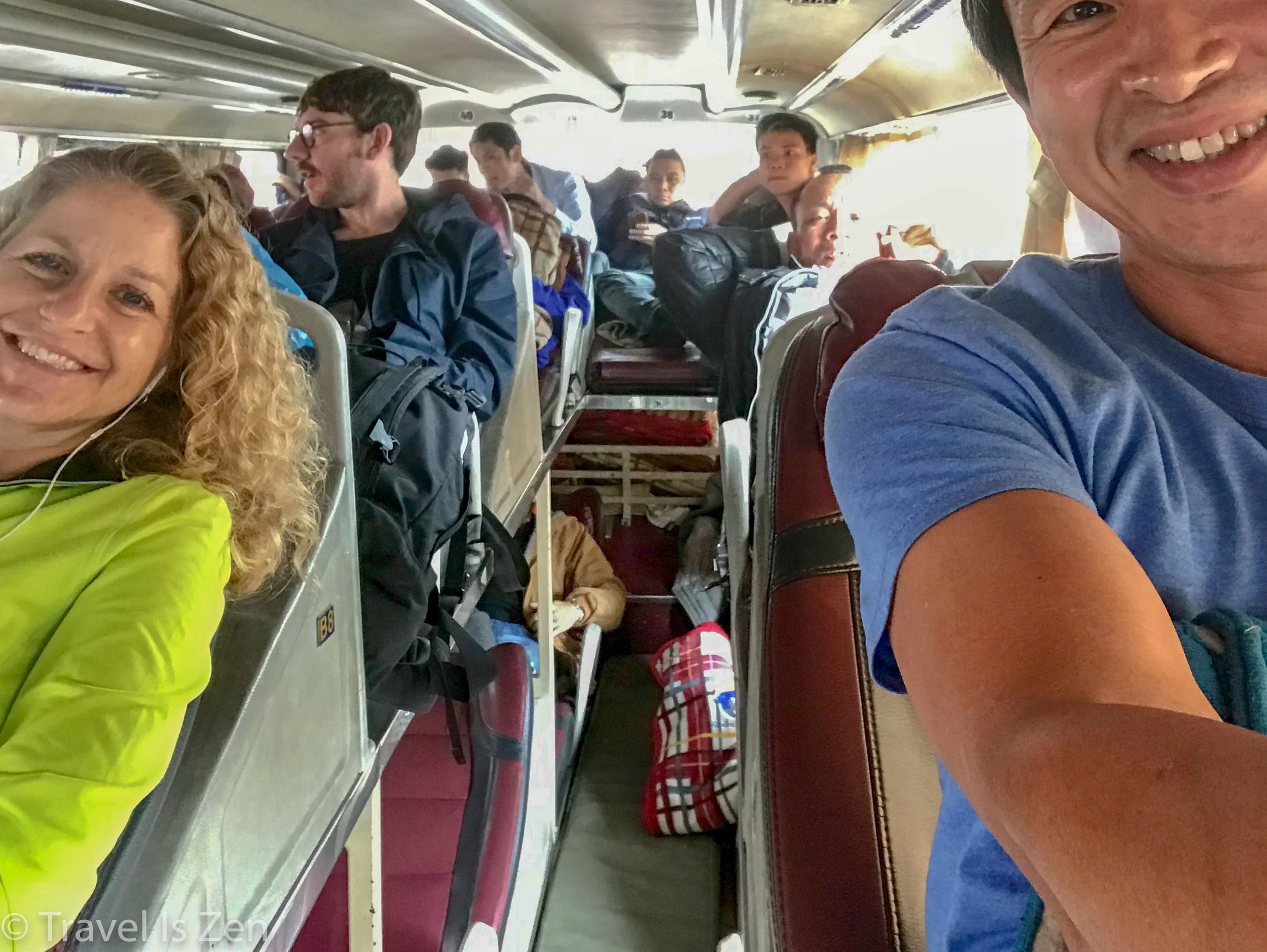 Overnight bus from Hanoi to Ha Giang, Vietnam