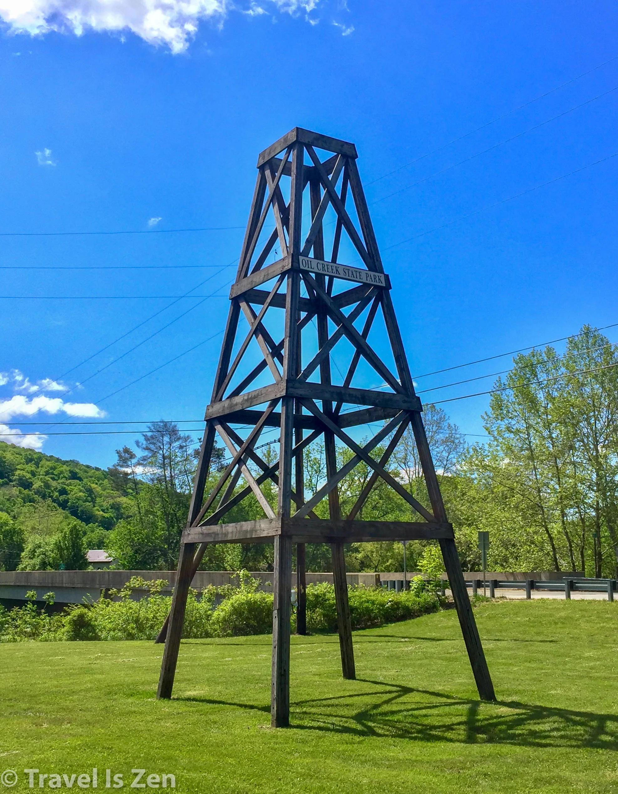 Oil derrick at Oil Creek State Park, PA