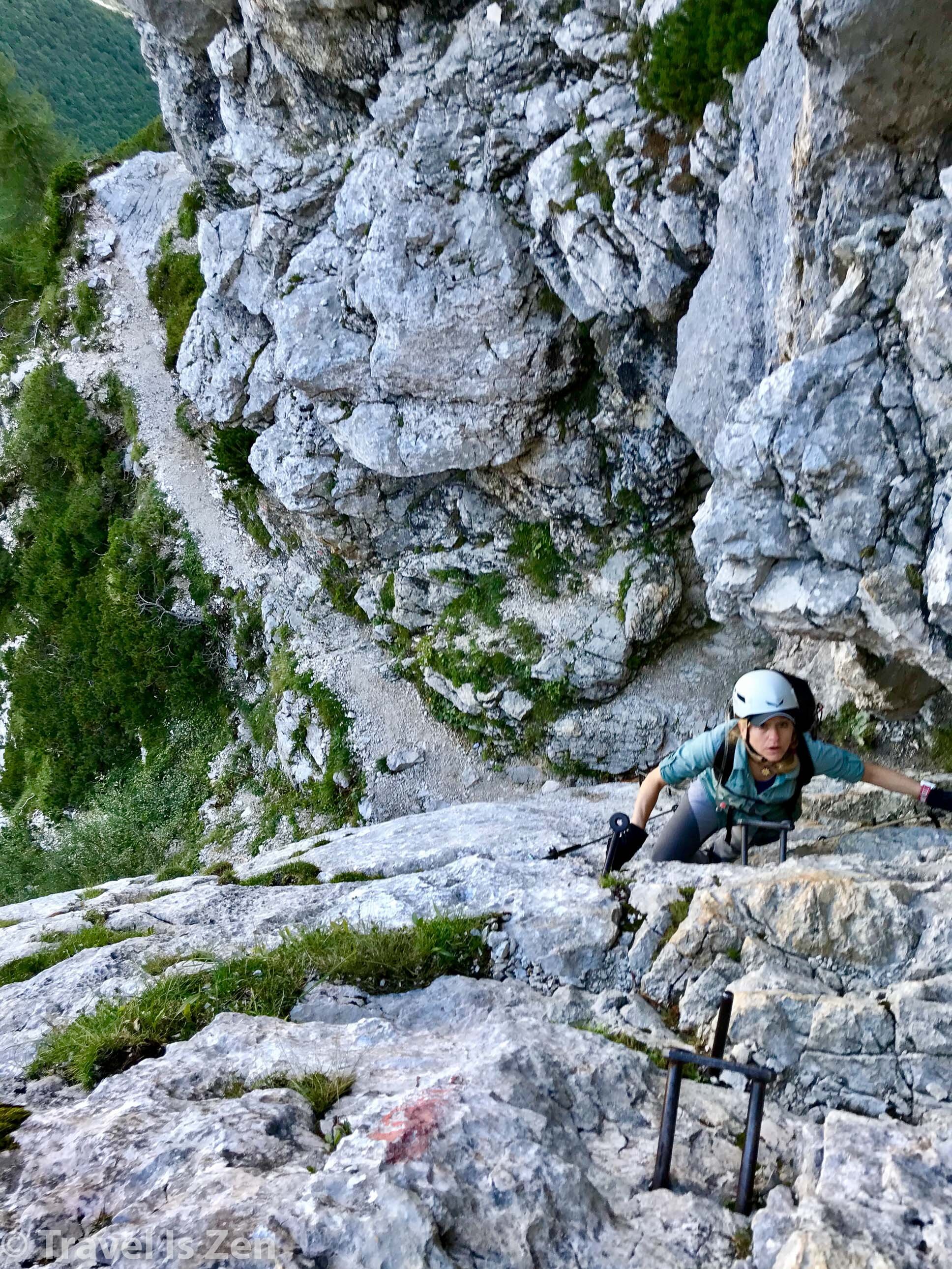 climbing to the plateau