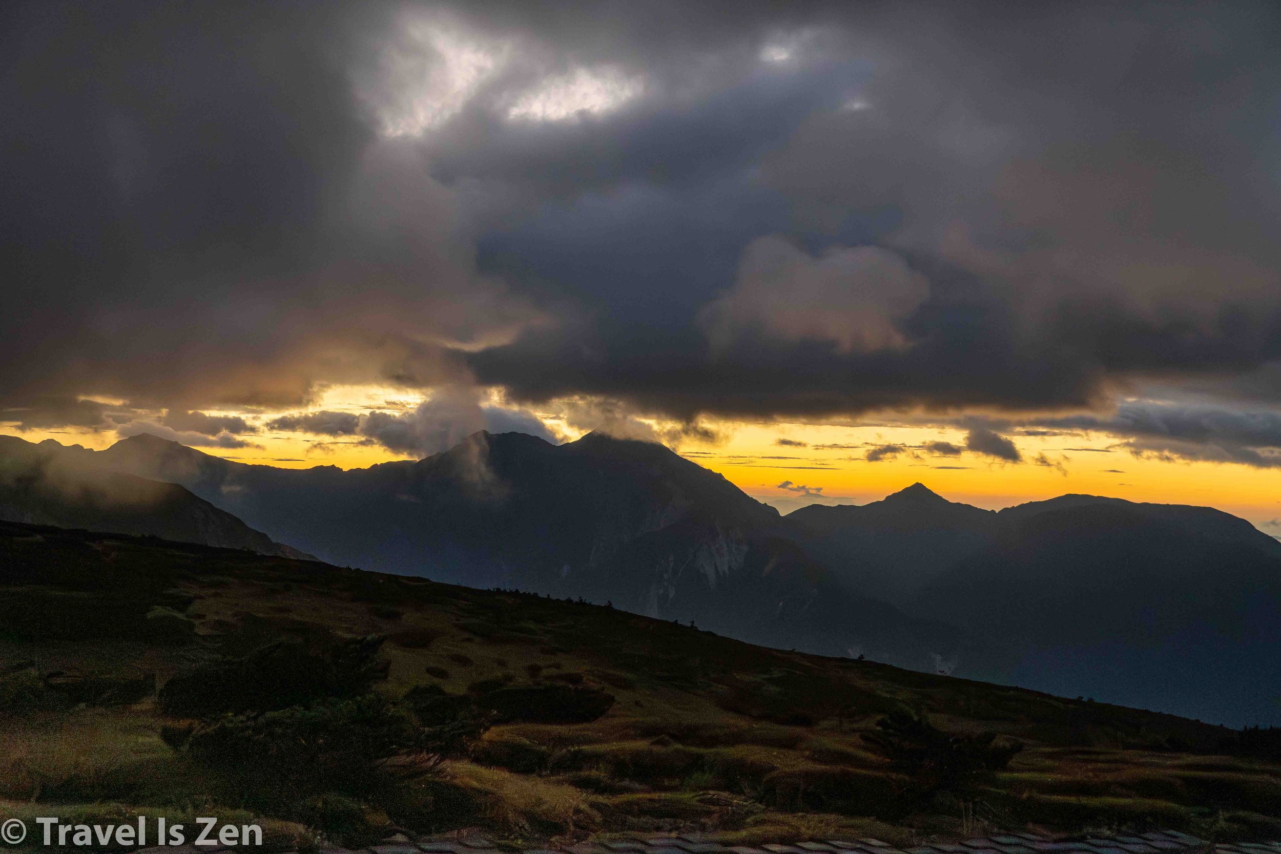 Dawn in Japan Alps