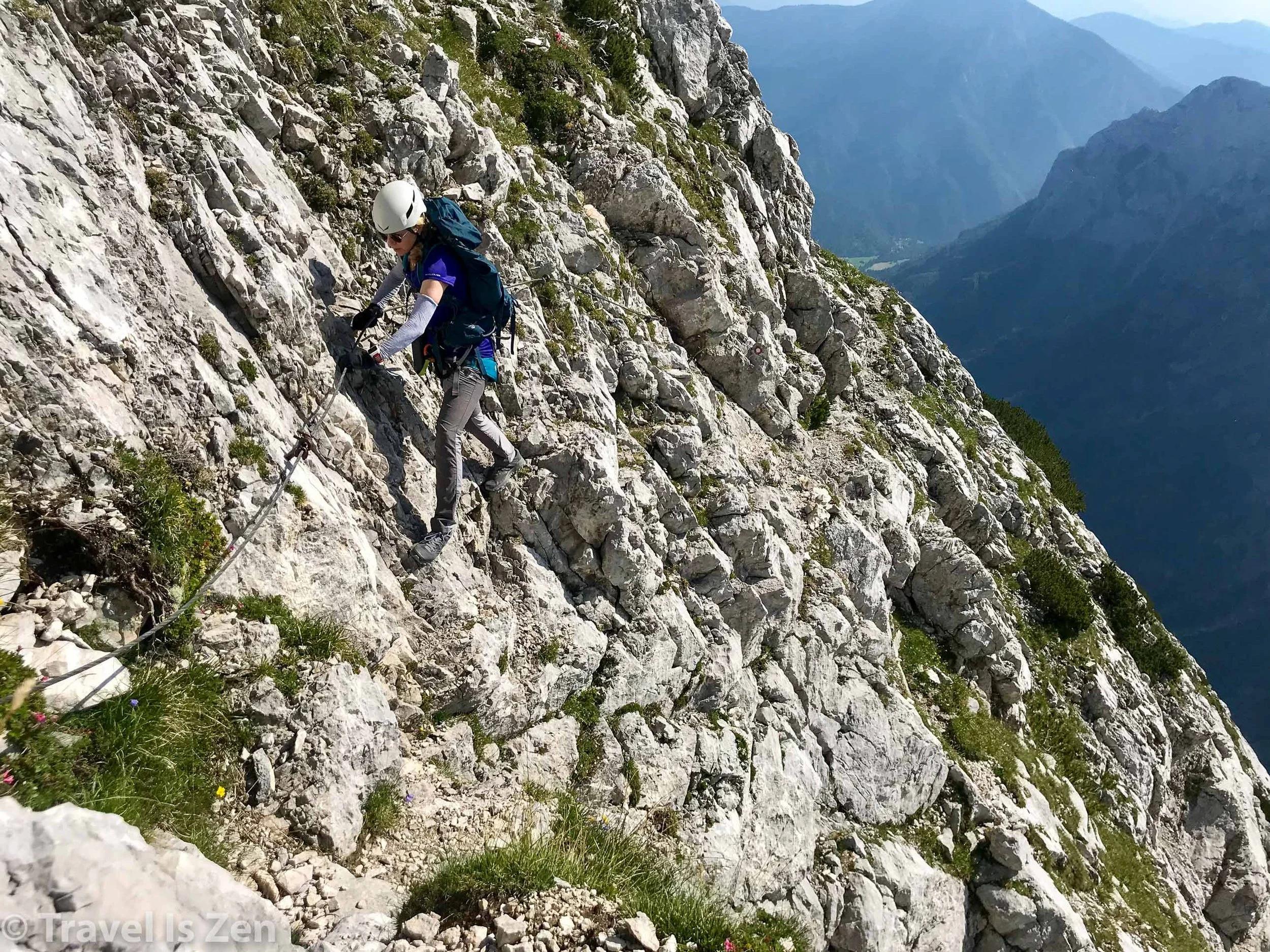 via ferrata on Ojstrica