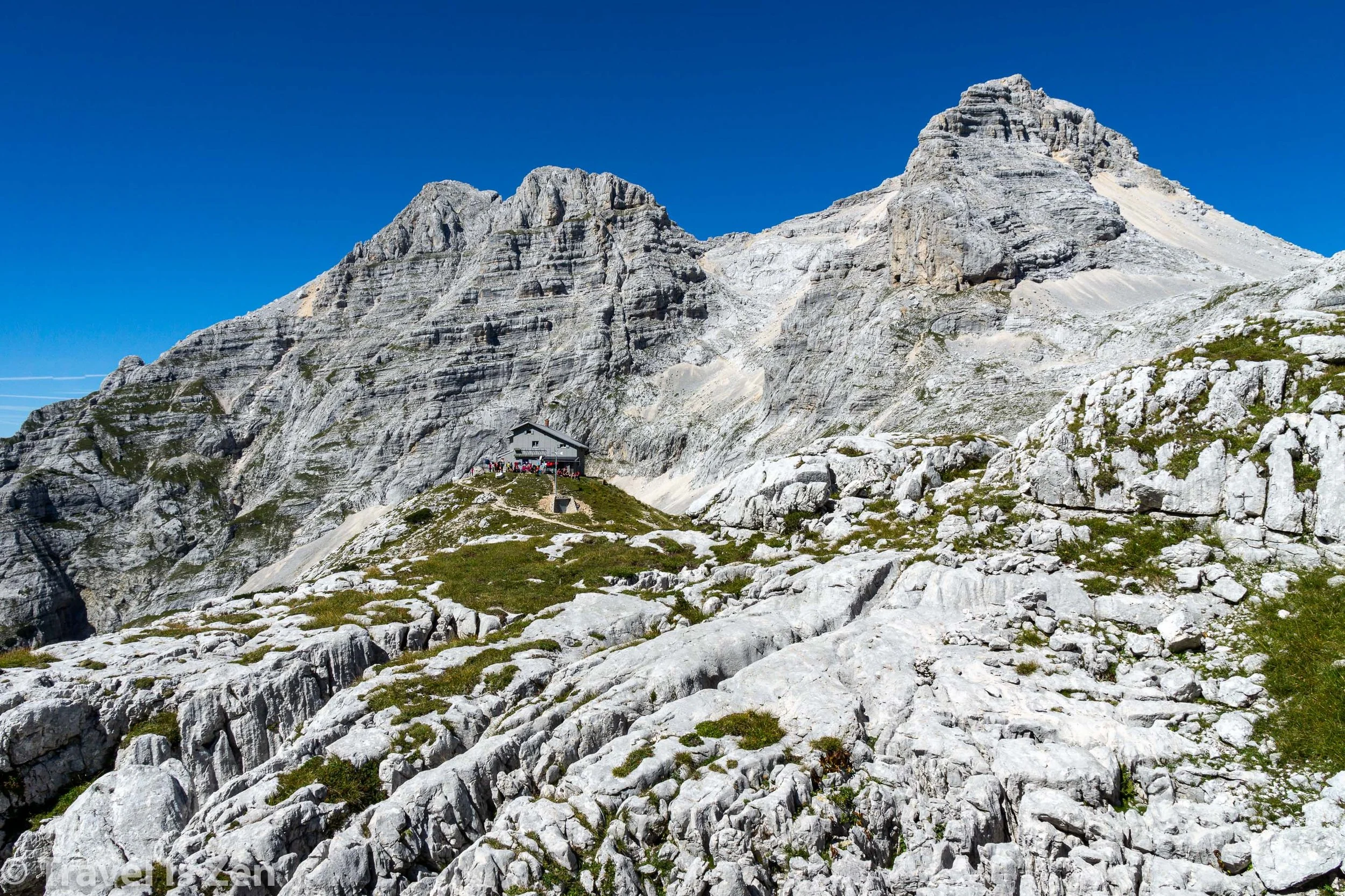 Pogačnik Dom at Kriški Podi plateau