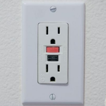 Notice the left slot is a little larger than the right? Some appliances can only be plugged in one way.