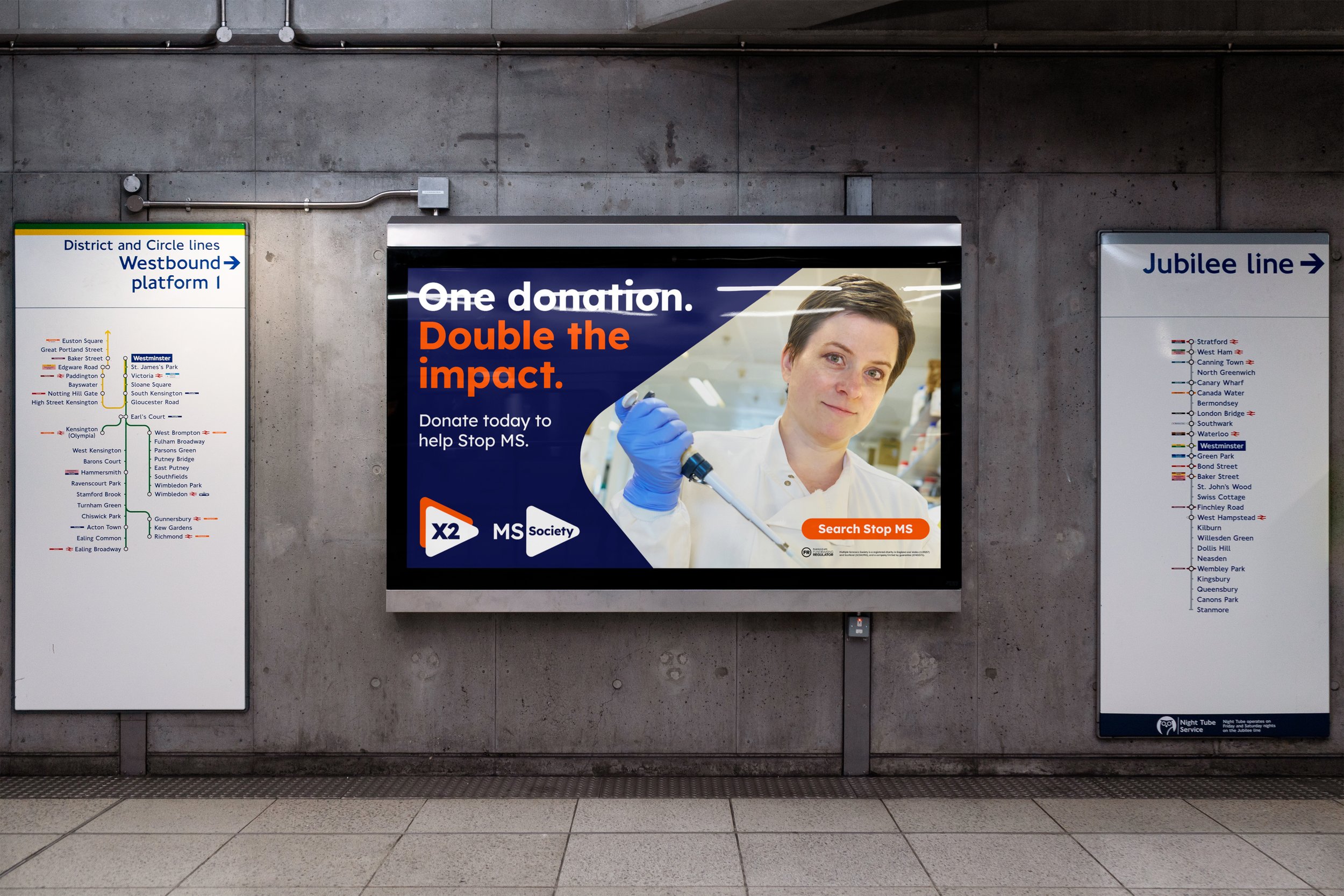 The MS Society – 2026 spring campaign – Outdoor advertising