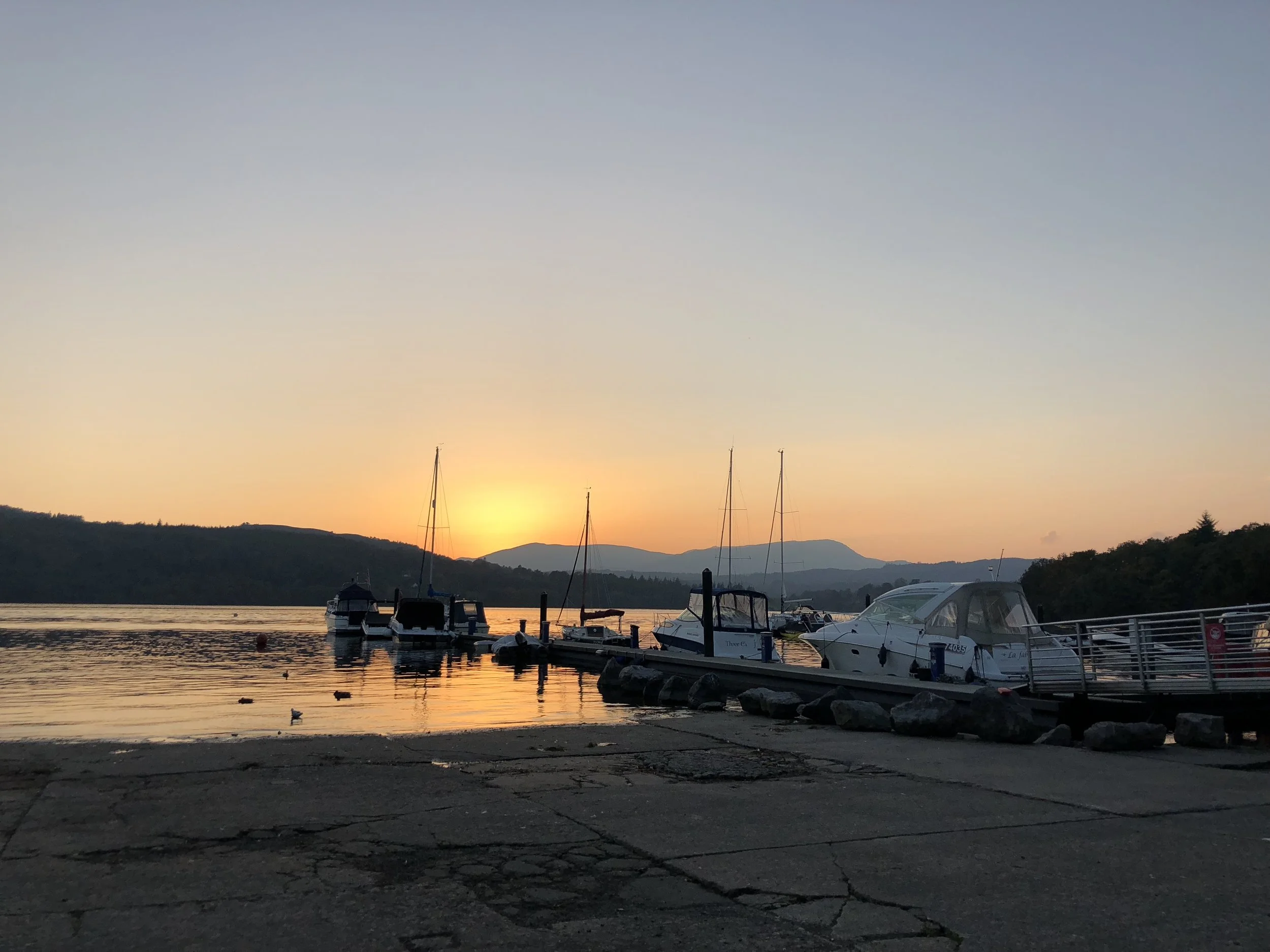 Enjoy an autumnal sunset