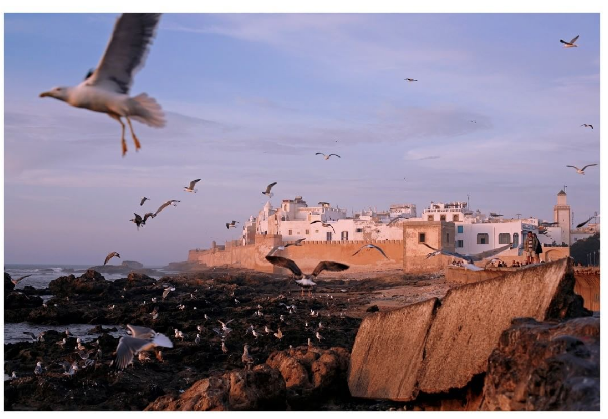 Dusk falls, Bab El Marsa.