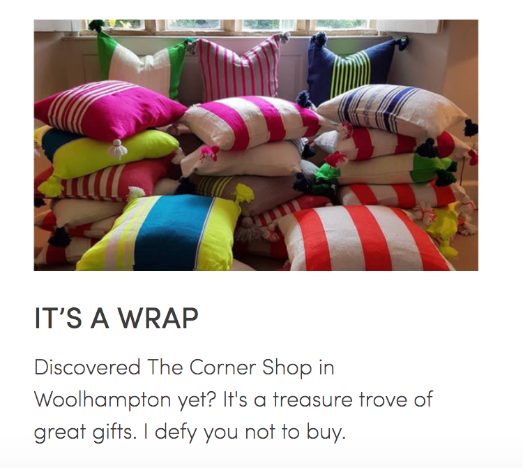 Featured on Muddy Stilettos - It’s a wrap
