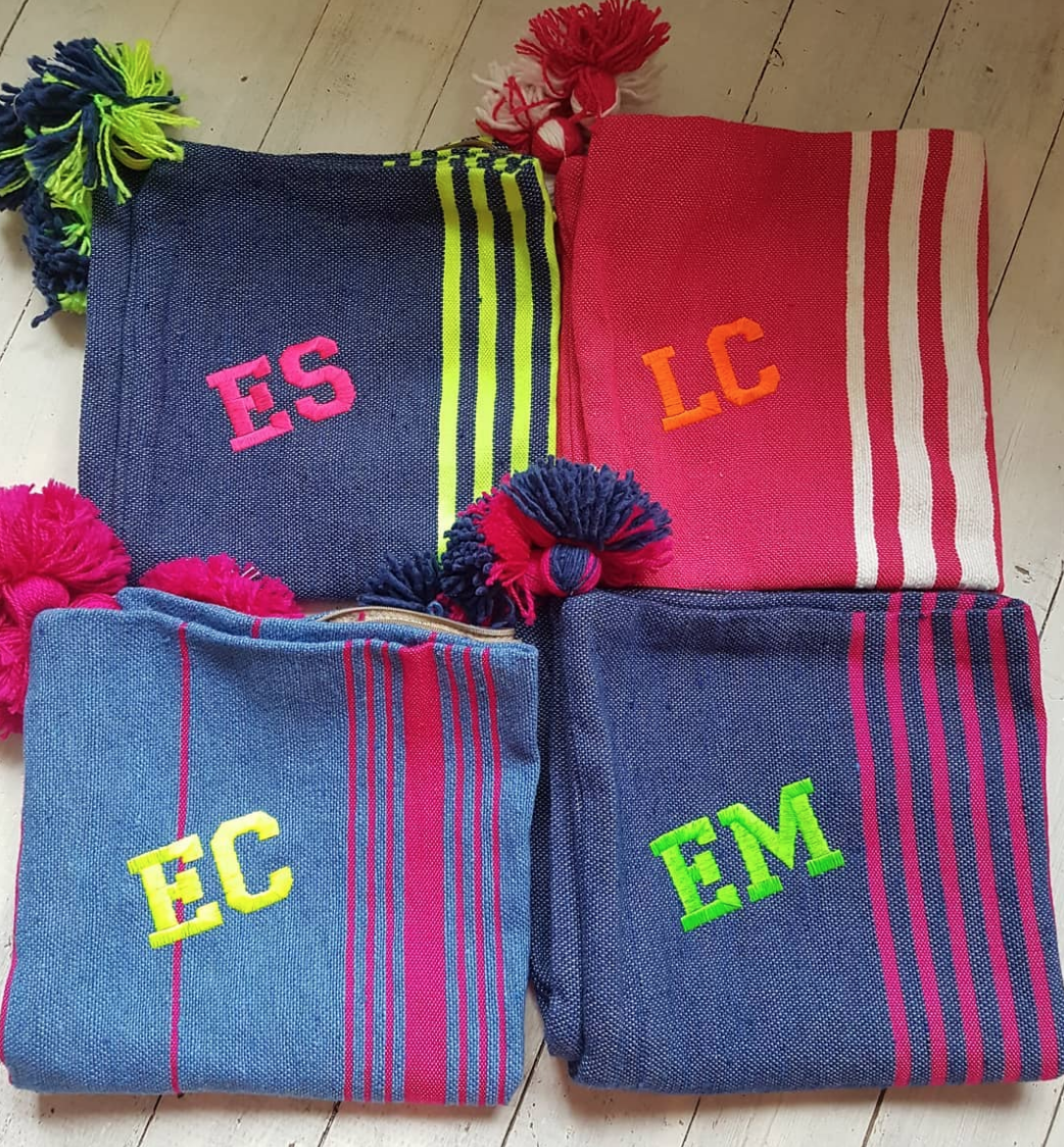 Order your monogramming now , choose your favourite cushion and your favourite colour.