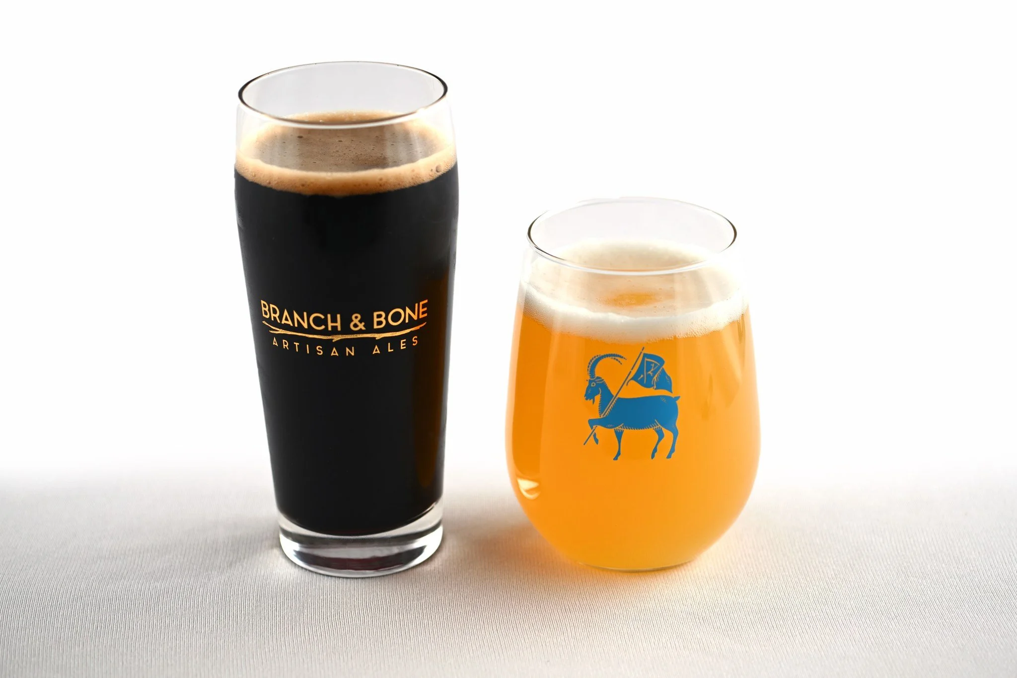 Ever looked at your glass and thought, &ldquo;Wow, this could be way cooler&rdquo;? Yeah, us too. That&rsquo;s why we went ahead and made some that are, frankly, stupid cool. They say Branch and Bone on them, which scientifically makes anything you p