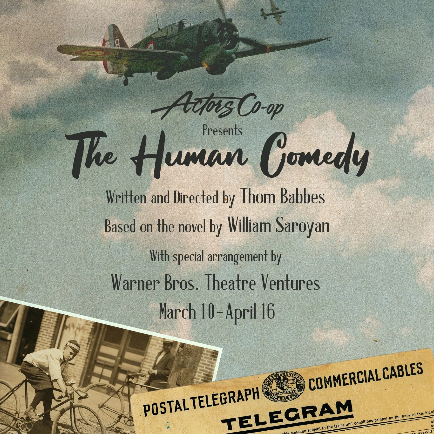 THE HUMAN COMEDY Press Release