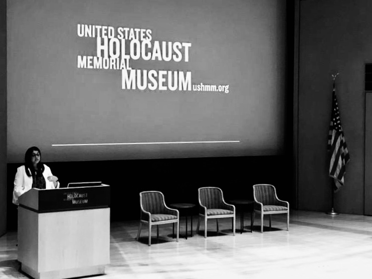 Introducing a session at the U.S. Holocaust Museum #humanitarian #humanrights #lovehumanity