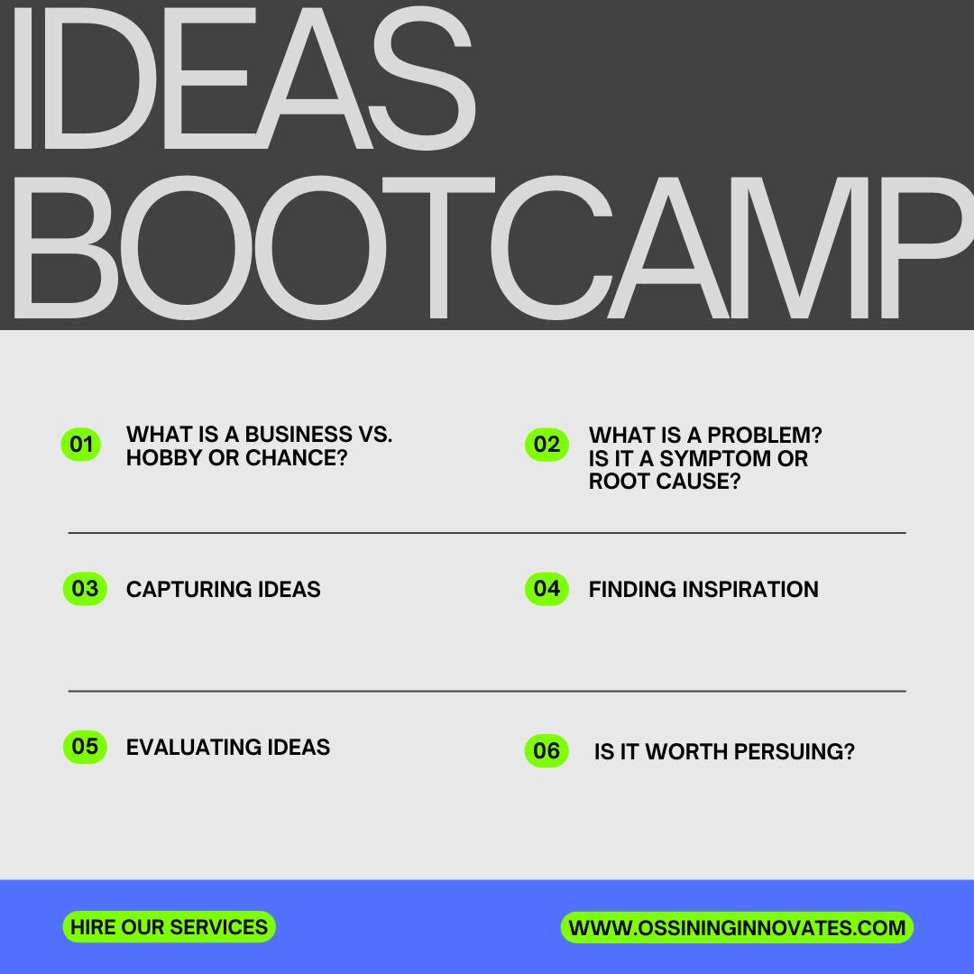 If you want to start a business one day, you need an idea first. Join us in January as we show folks a proven process for coming up with countless ideas, and evaluating them. Deadline to register is 12/31/23. Class held virtually Jan 9, 11, and 23. #