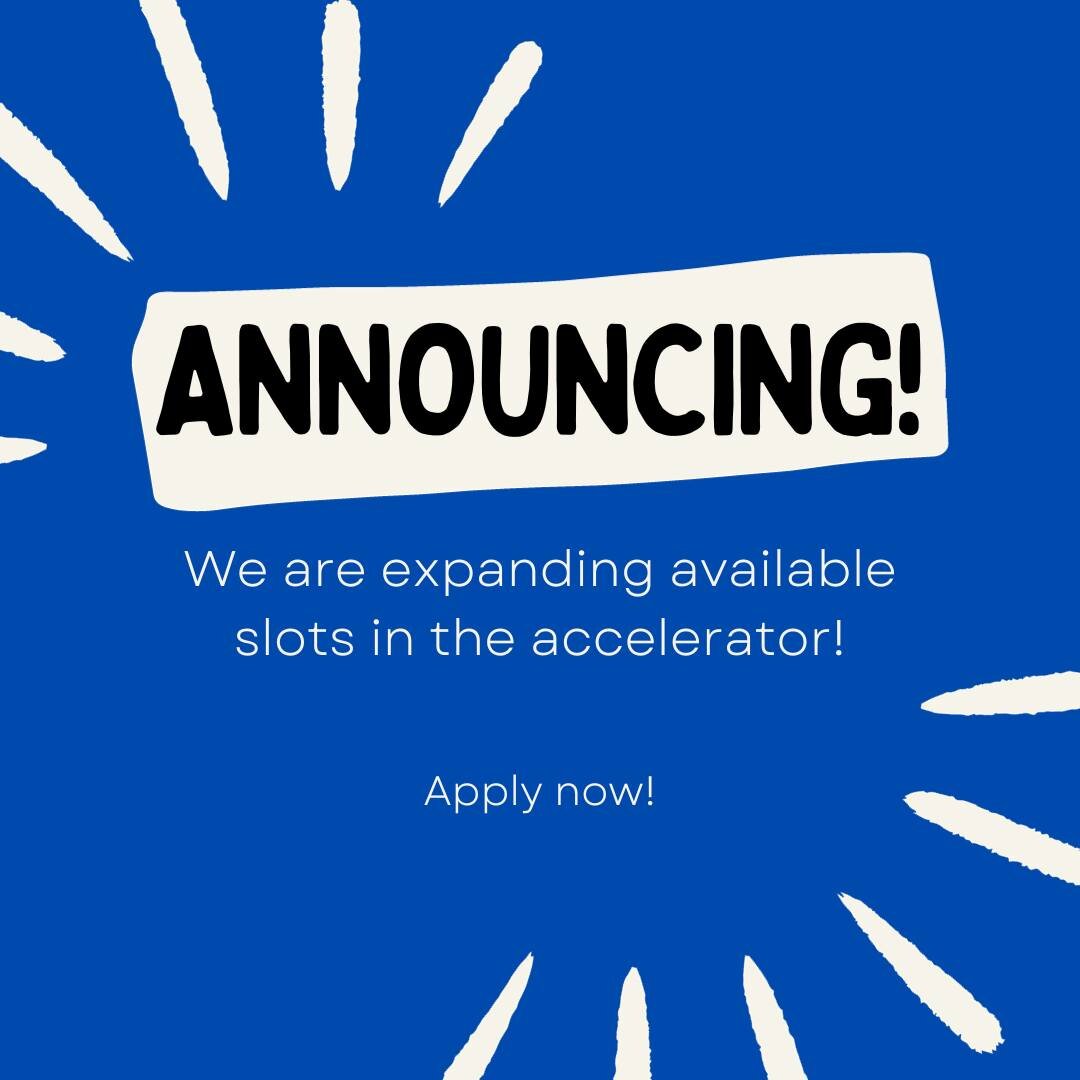 Link in Bio! If you have been thinking about an idea for a while and you want to think of some ways you can start testing and evolving your idea, you should apply now! We only have a few more interview dates left. 2024 may just be the year you get th