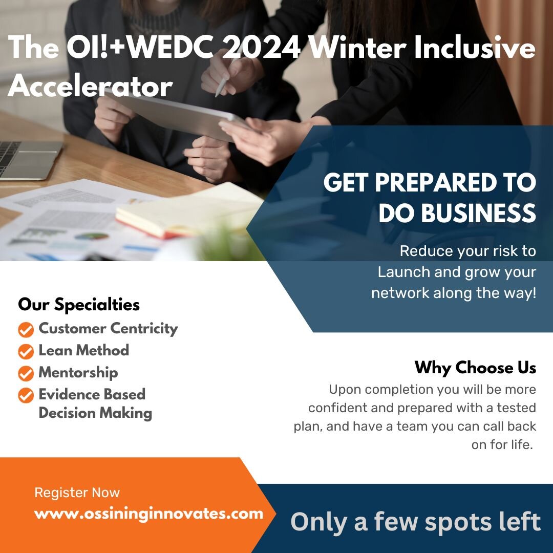 Link in Bio! Only a few spots left. Hurry to apply. Learn what your plan needs to reduce risk and increase chances of success when you launch. #2024istheyearofchange #entrepreneurlife #entrepreneur #westchestercounty #westchestercountyny