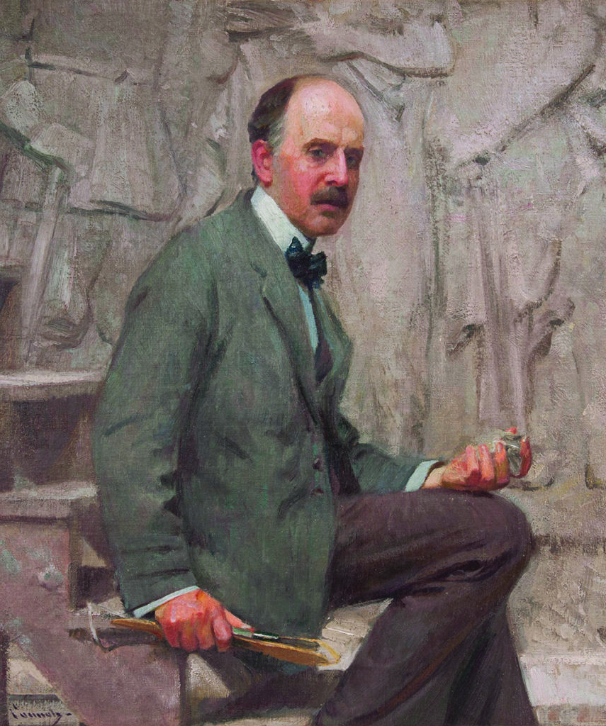 Robert Vonnoh, Daniel Chester French , oil on canvas, 1913