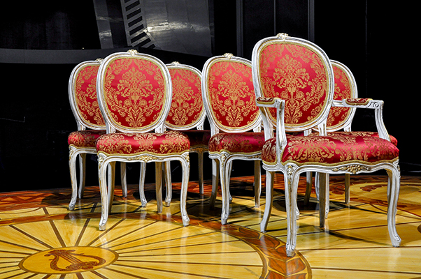 Set of upholstered chairs for the Clarence Brown Stage at the University of Tennessee - Knoxville (Copy)