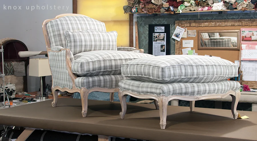 Bergerer Chair and ottoman (Copy)