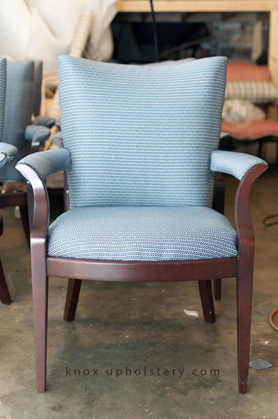Upholstered Office arm chair