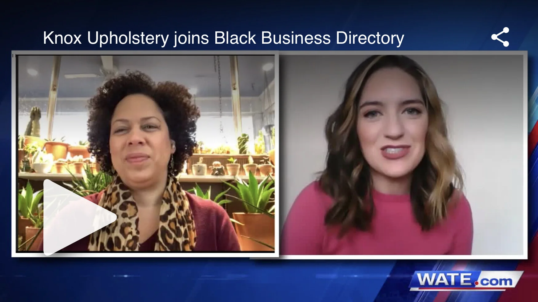 Rachel Fletcher of Knox Upholstery joins the Knoxville Black Business Listing. - Madisen Keavy