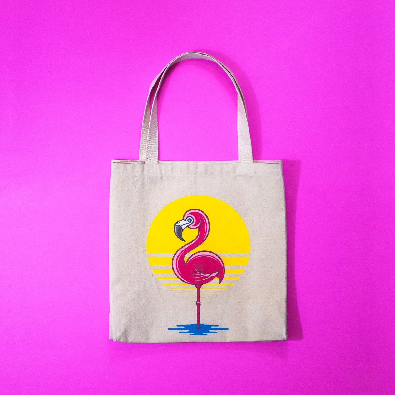 flamingo tote