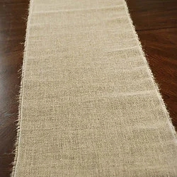 Burlap Table Runner Call to Reserve