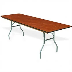 Rectangle Table Available in different sizes. Call to Reserve