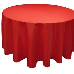 Red Satin Table Cover Call to Reserve