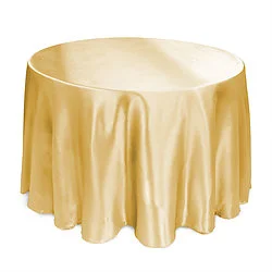 Gold Satin Table Cover Call to Reserve