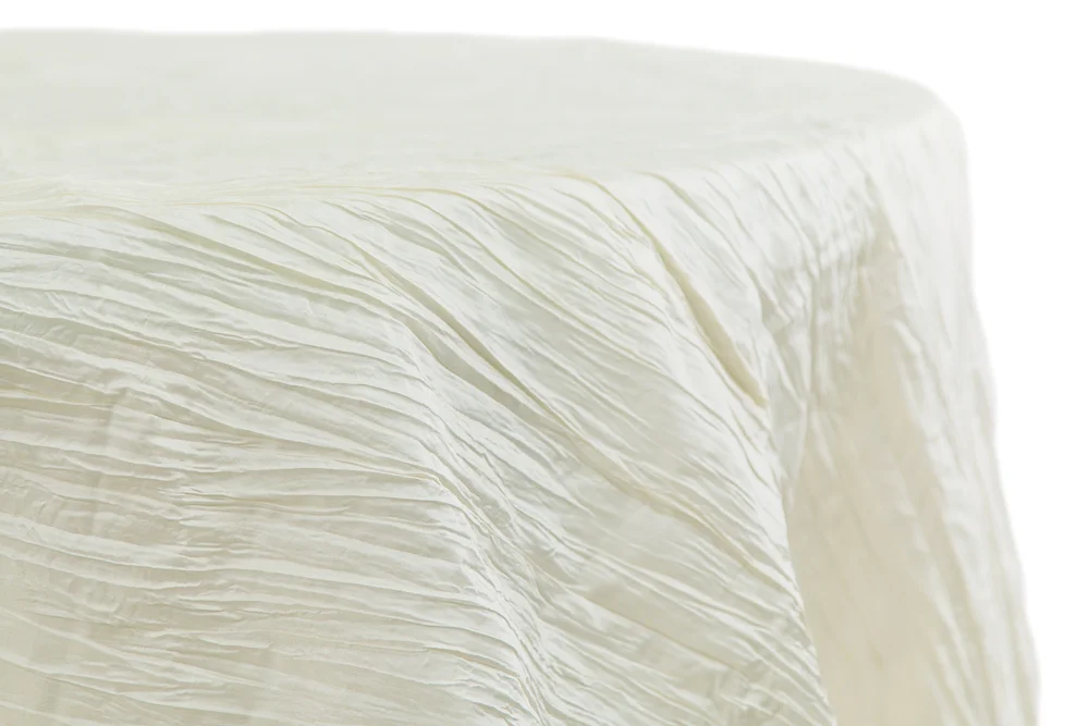 Ivory Crused Satin Cover Reserve Now